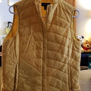 Lands End Yellow Vest